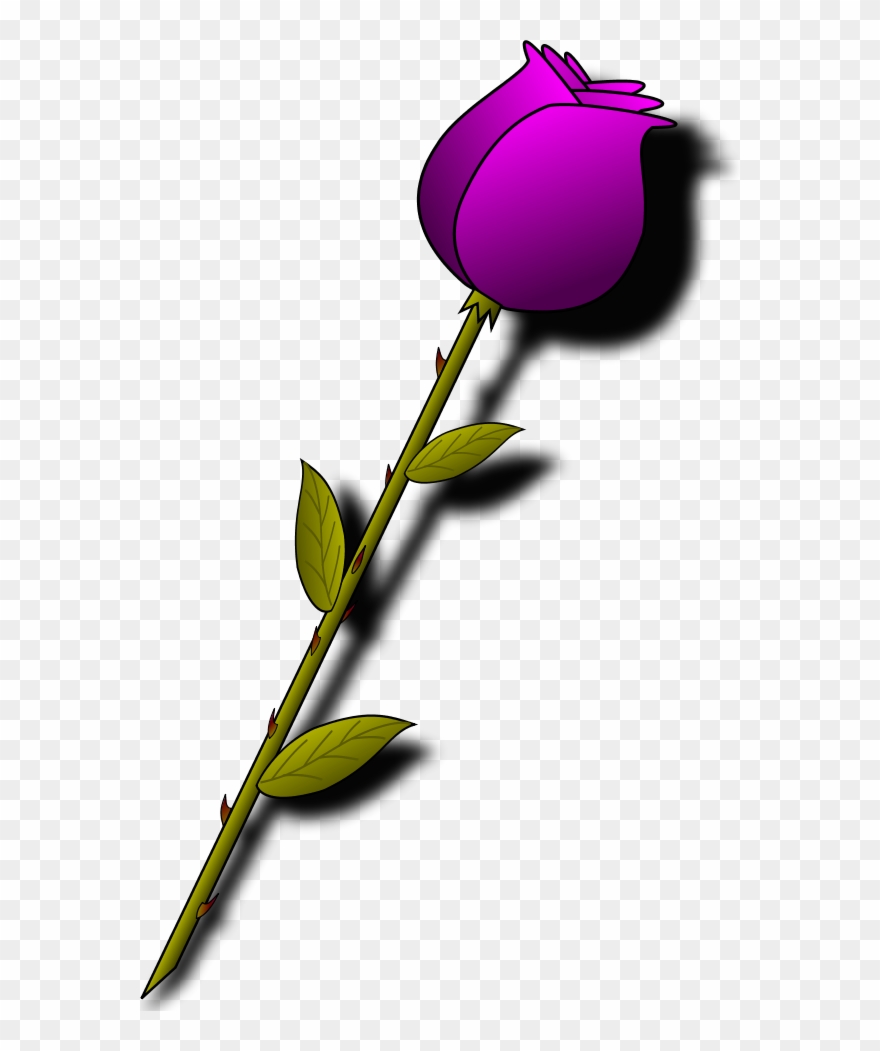 Red Rose Cartoon Clip Art Rose Flower Png Download (644649