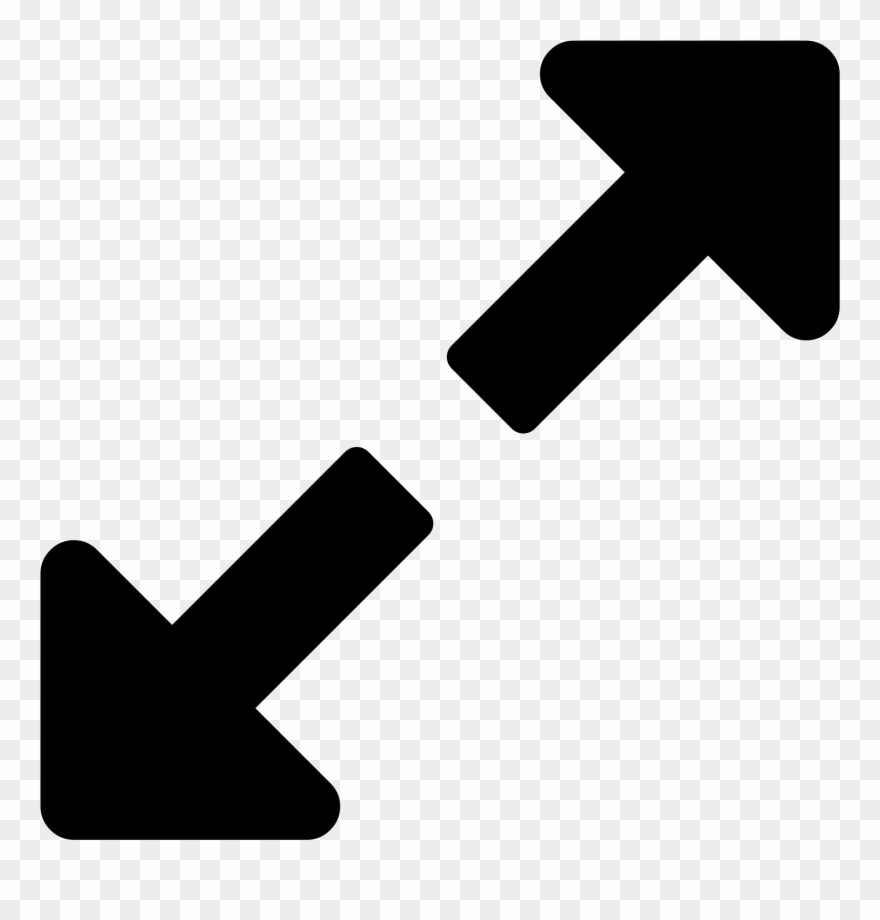 Crop Png Windows Clip Art - Zoom Out Map Icon Transparent Png