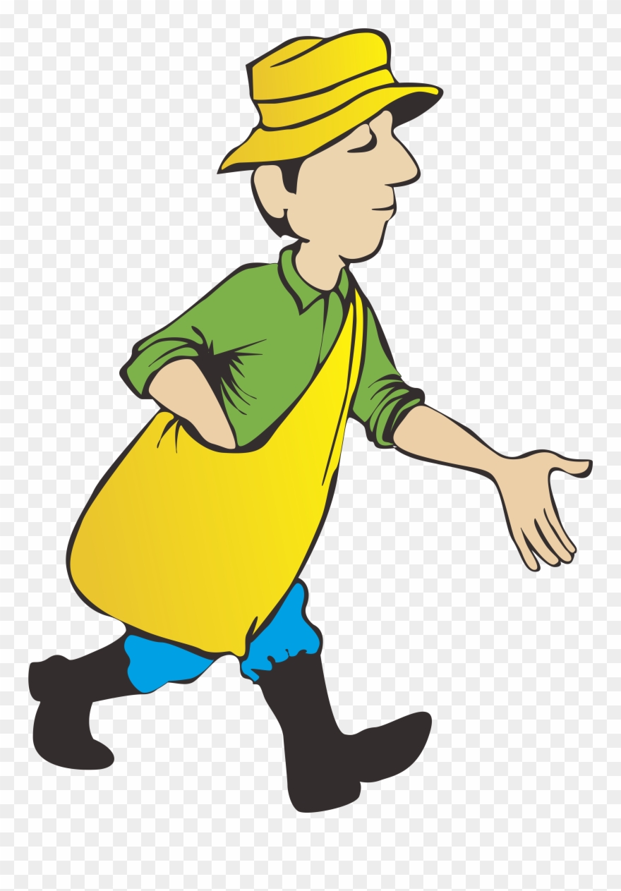 Svg Transparent Download Agriculture Clipart Farmer - Dibujo Animado De Agricultura - Png Download