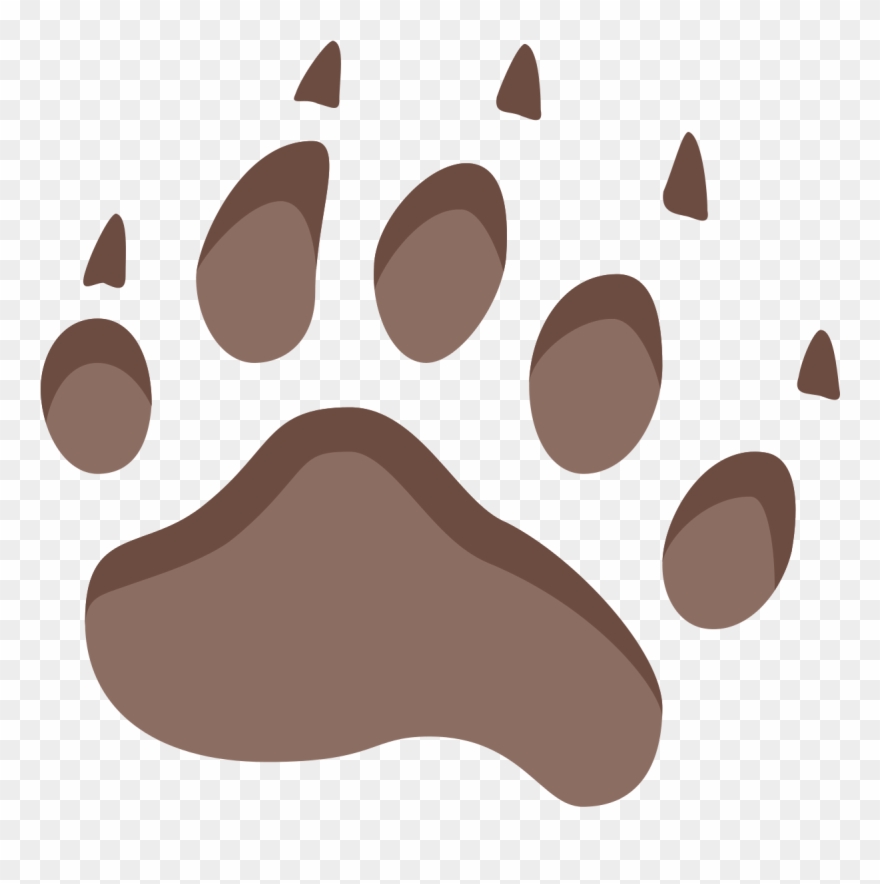 Footprint Clipart Pathway - Bear Icon - Png Download