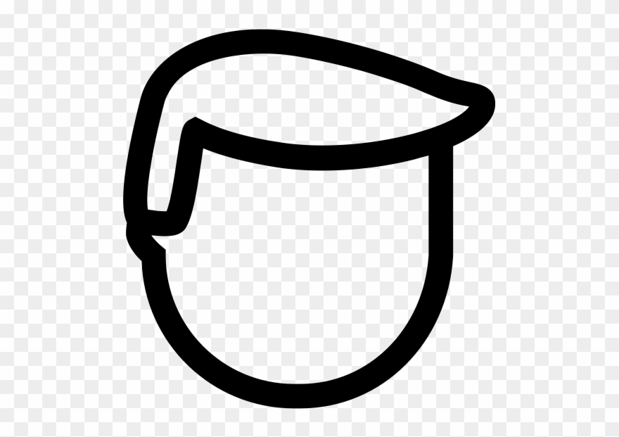 Donald Trump Rubber Stamp - Donald Trump Hair Icon Clipart