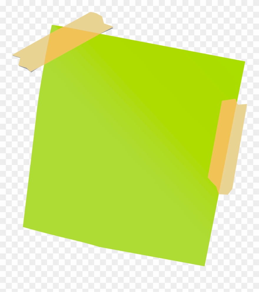 Sticky Note Clipart Png Transparent Png