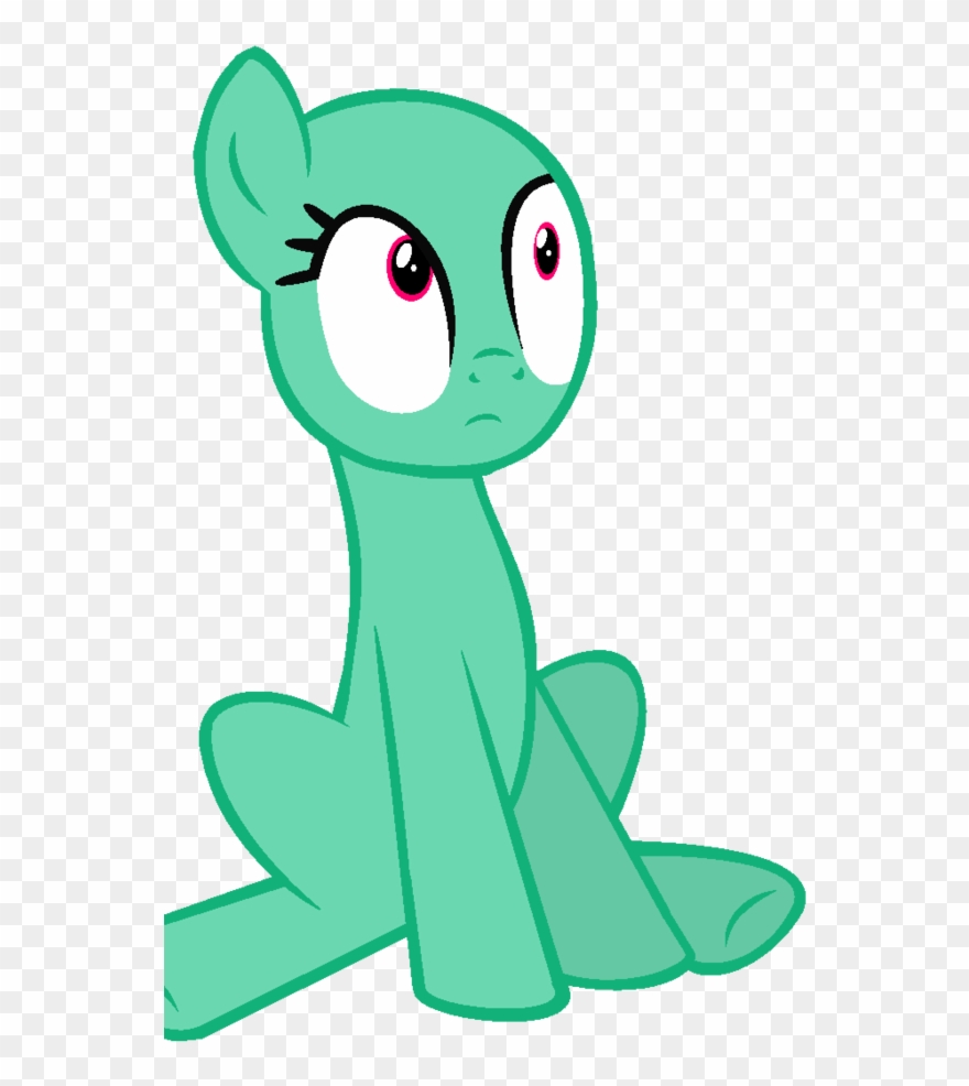 Clip Art Sit Down Clip Art - Mlp Sitting - Png Download
