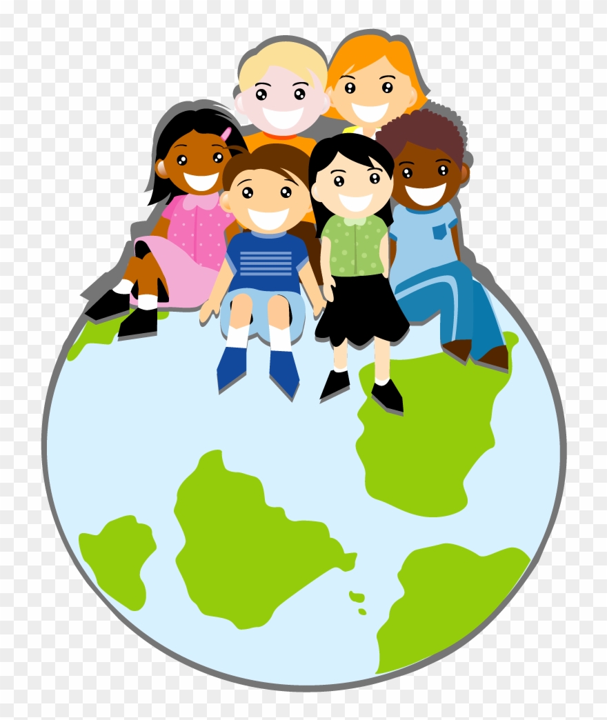 Giggles Spreading Smiles Around The World National - Children Vector Clipart
