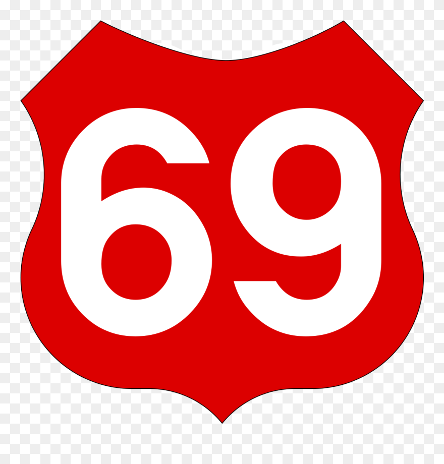 Ro Roadsign - Số 69 Clipart