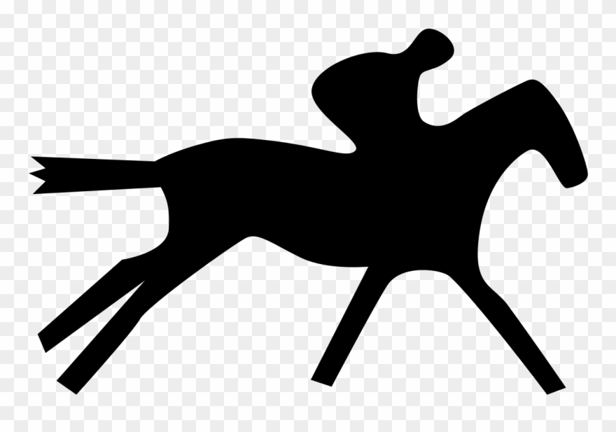 File - Horseracingicon - Svg - Horse Racing Clipart
