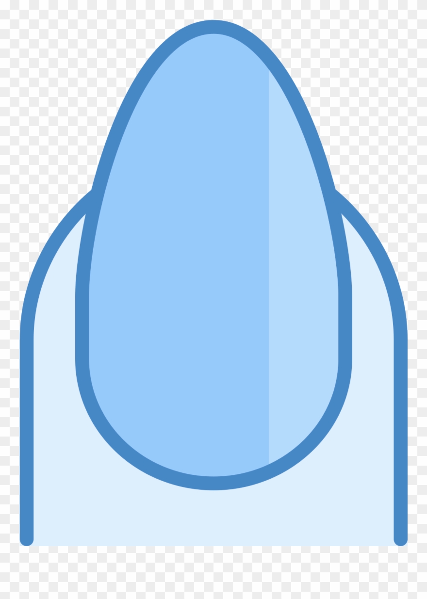 It's The Image Of A Long Polished Fingernail And The - Nail Clipart