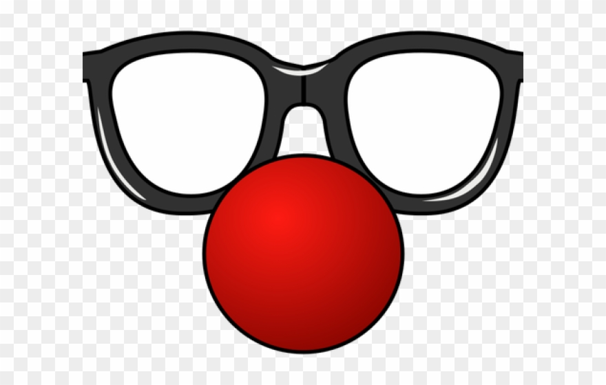 Goggles Clipart Cute Glass - Clown Nose Clipart - Png Download