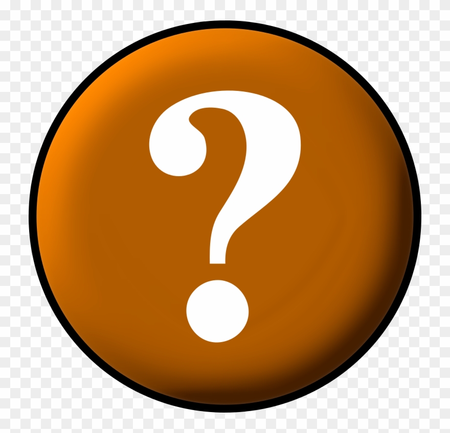 Circle Question Orange - Brown Question Mark Icon Clipart