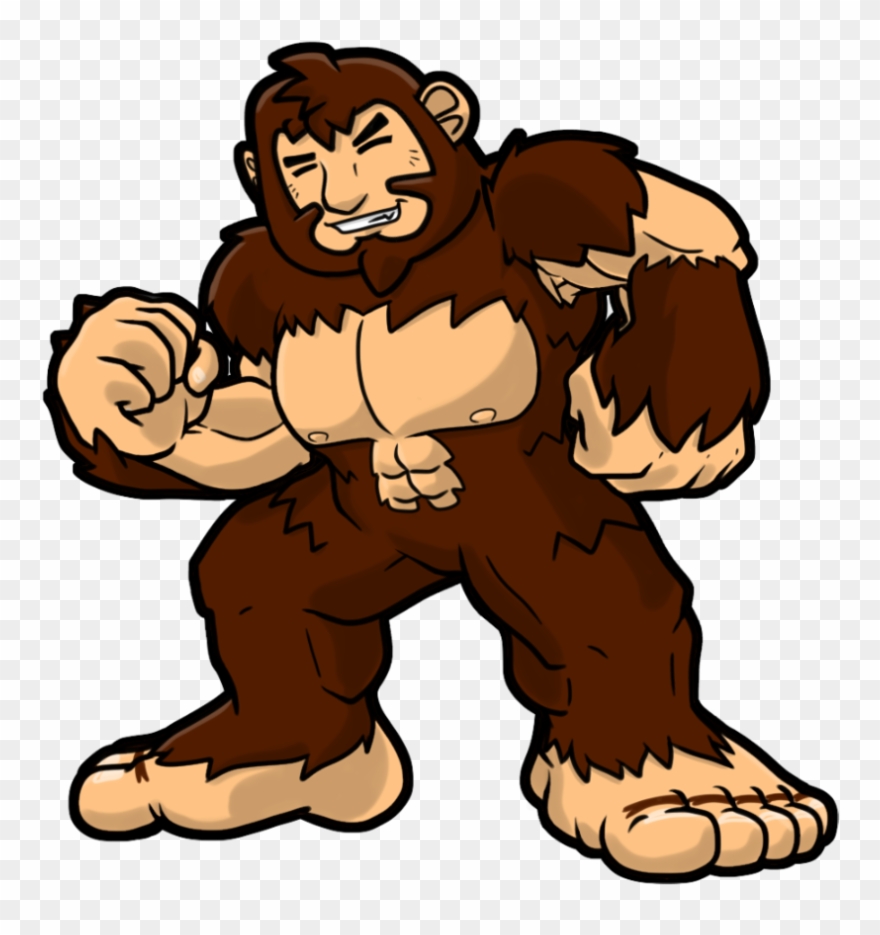 Bigfoot Transparent Clipart Image Freeuse Library - Bigfoot Clipart Png