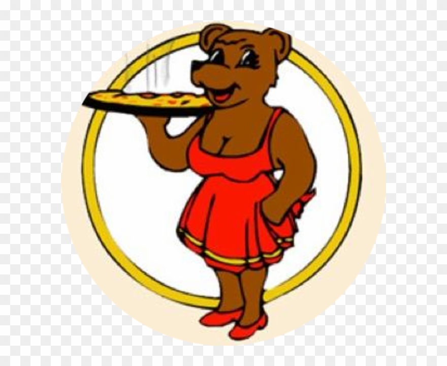 Mother Bear's Pizza Logo Clipart