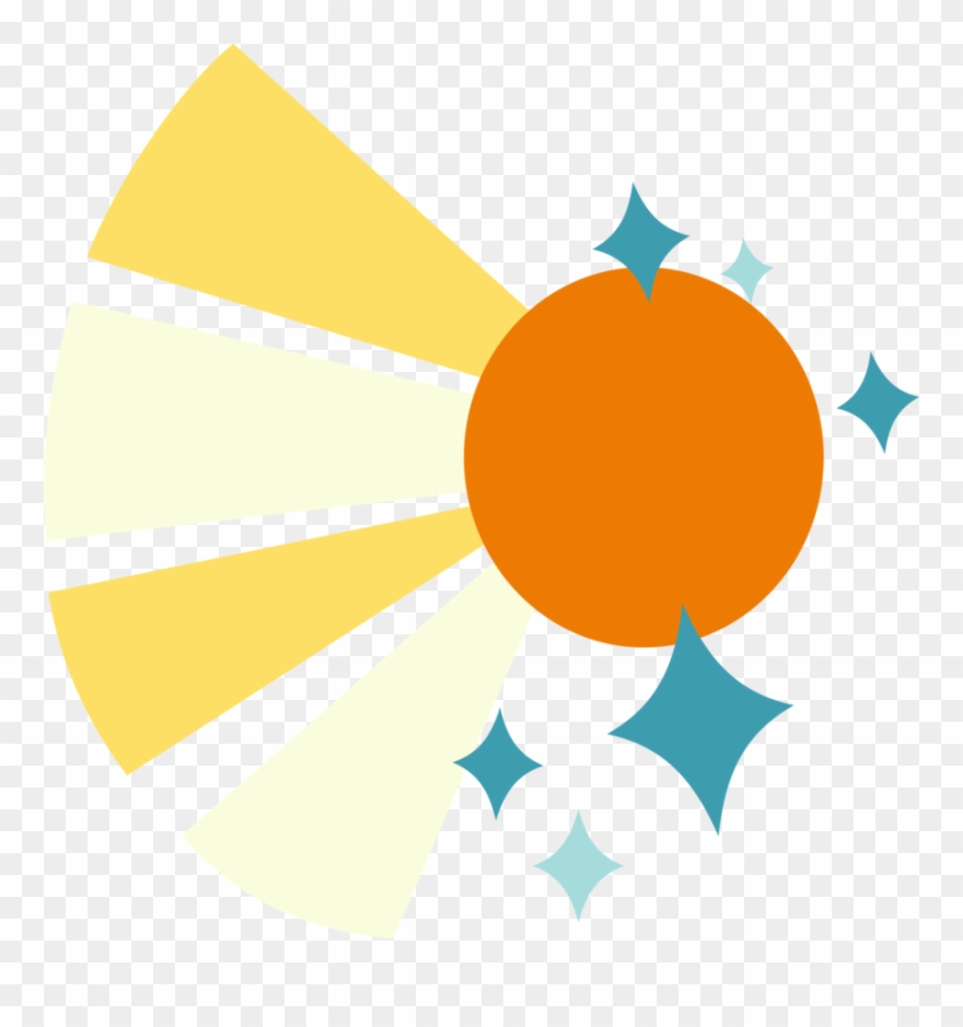 A Sun Rays With Sparkles - My Little Pony Sunburst Cutie Mark Clipart