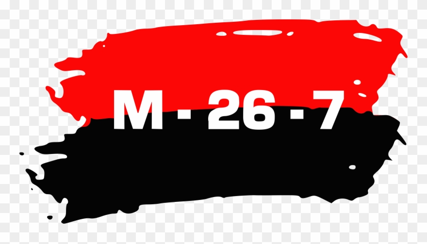 Clip Art Tags - Movimiento 26 De Julio Fidel Castro - Png Download