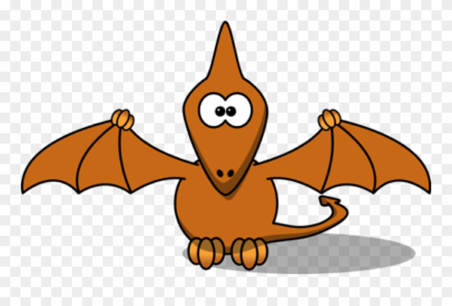 Dinosaurs Still Rule Huella De Dinosaurio, Dibujo De - Cartoon Pterodactyl Clipart