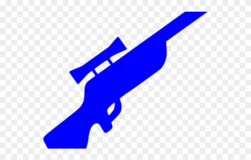 Snipers Clipart Blue - Sniper Rifle Logo Png Transparent Png