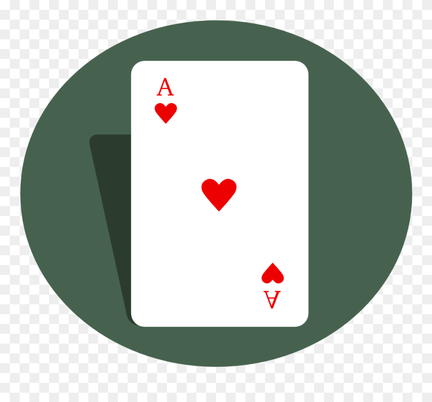 Naipe Clip Art Download - 紅心 Ace - Png Download