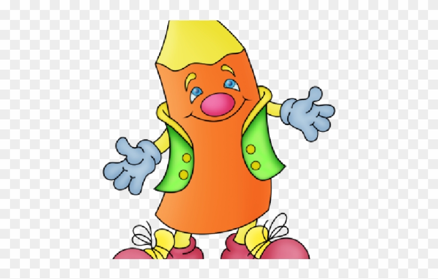 Crayon Clipart Orange Crayon - Transparent Background Crayon Clipart Png