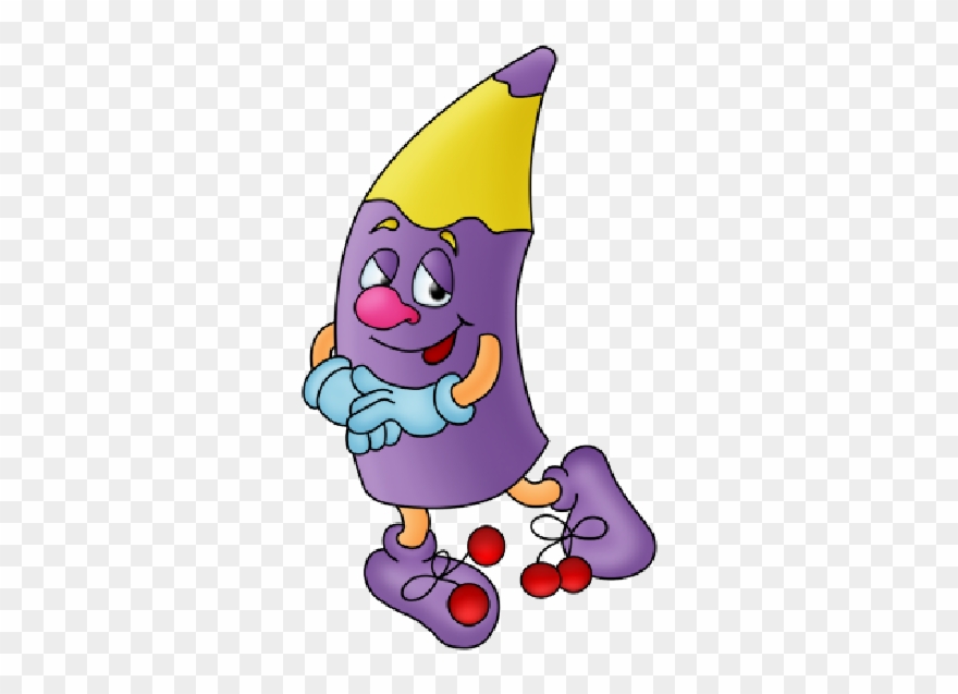 To Free Cartoon Purple Crayon Clip Art Image Picture - Crayon Animated Cartoon Png Transparent Png