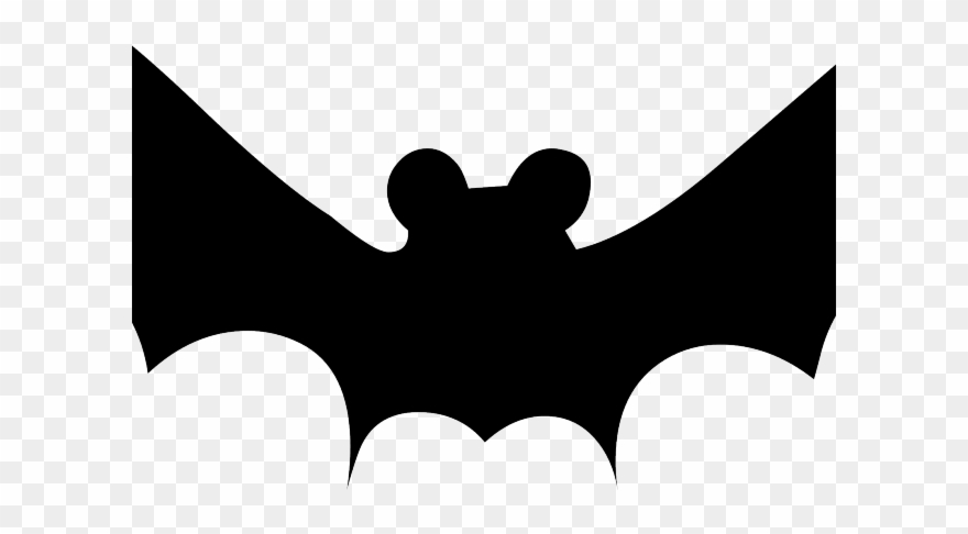 Drawn Bat Basic - Halloween Bat Drawing Clipart