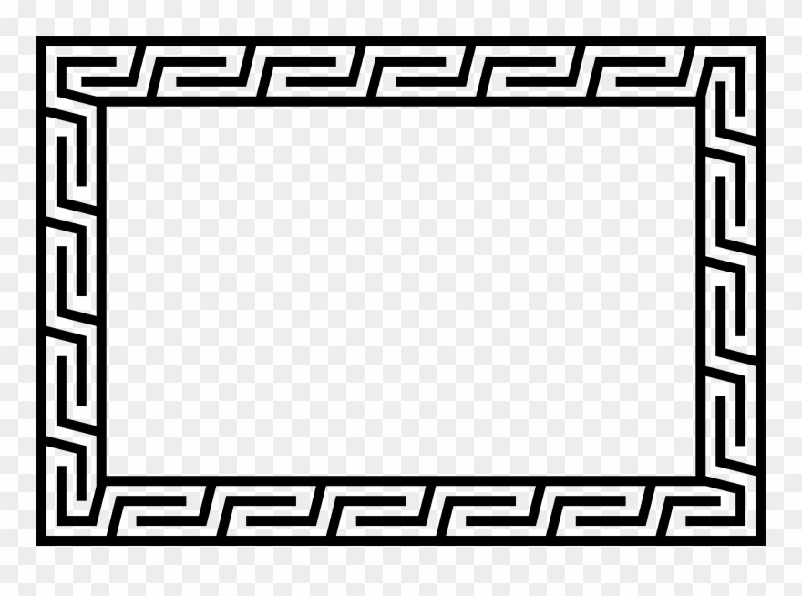 Big Image - Greek Key Clip Art - Png Download