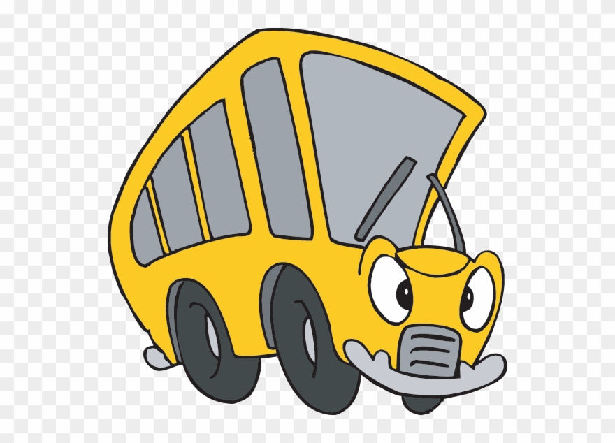 The Magic School Bus Voyage To The Volcano - Bus Clipart