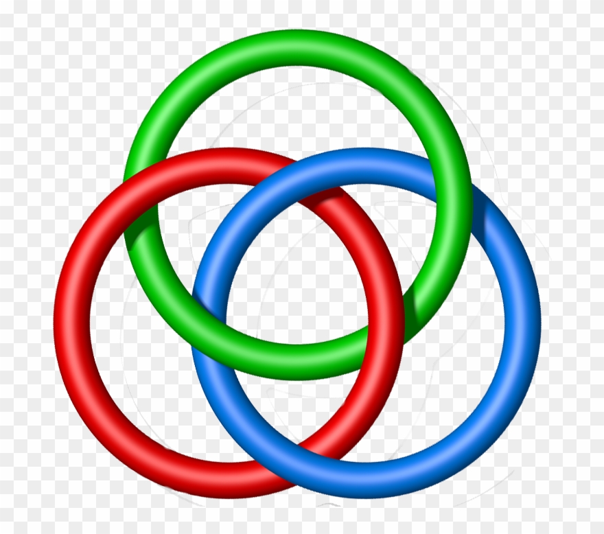 Borromean Rings - Circle Clipart