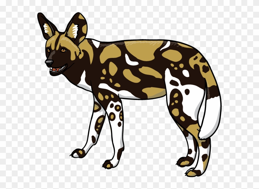 Clipart Library Download Africa Clipart Wild Animal - African Wild Dog Clipart - Png Download