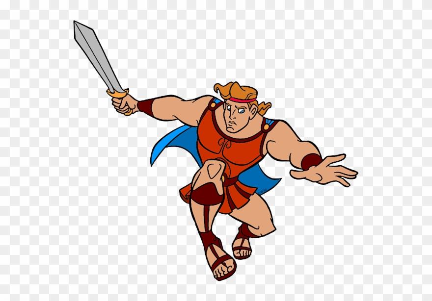 Shield Hercules Holding His Sword Hercules With His - Hercules Disney Toys Sword Clipart