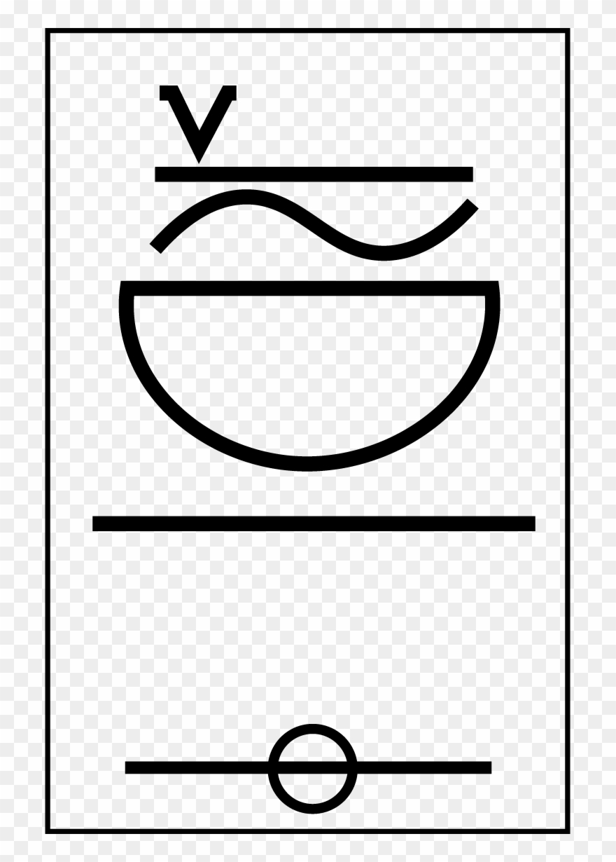 The Part Above The Fraction Line Is The Consonant And - Circle Clipart