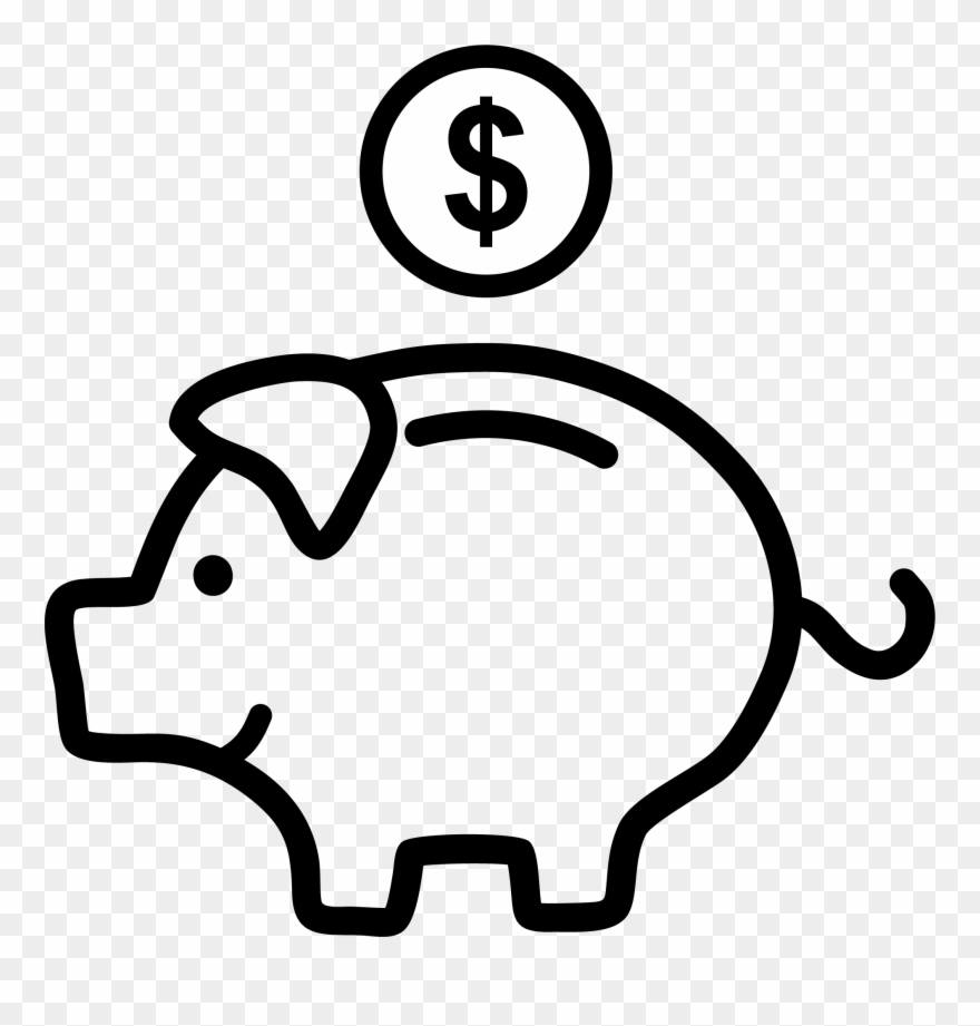 Multiplied By Sharing, These Numbers Can Quickly Grow - Pig Outline Clipart