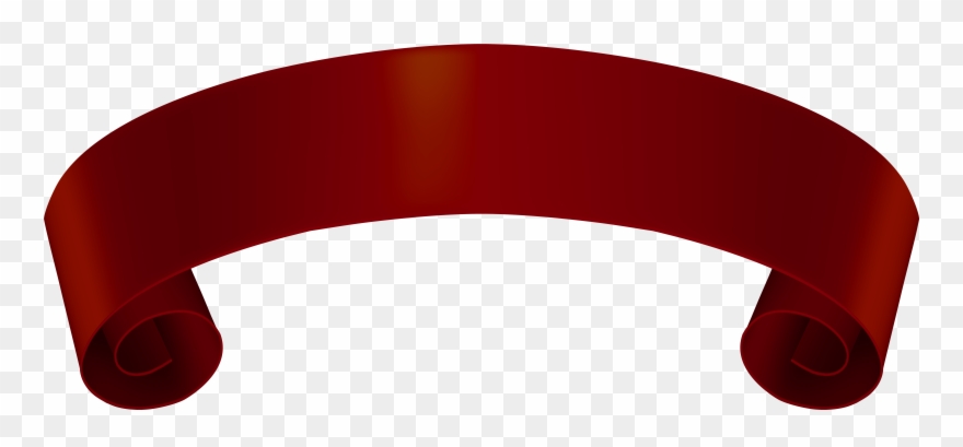 Dark Red Banner Png Clipart