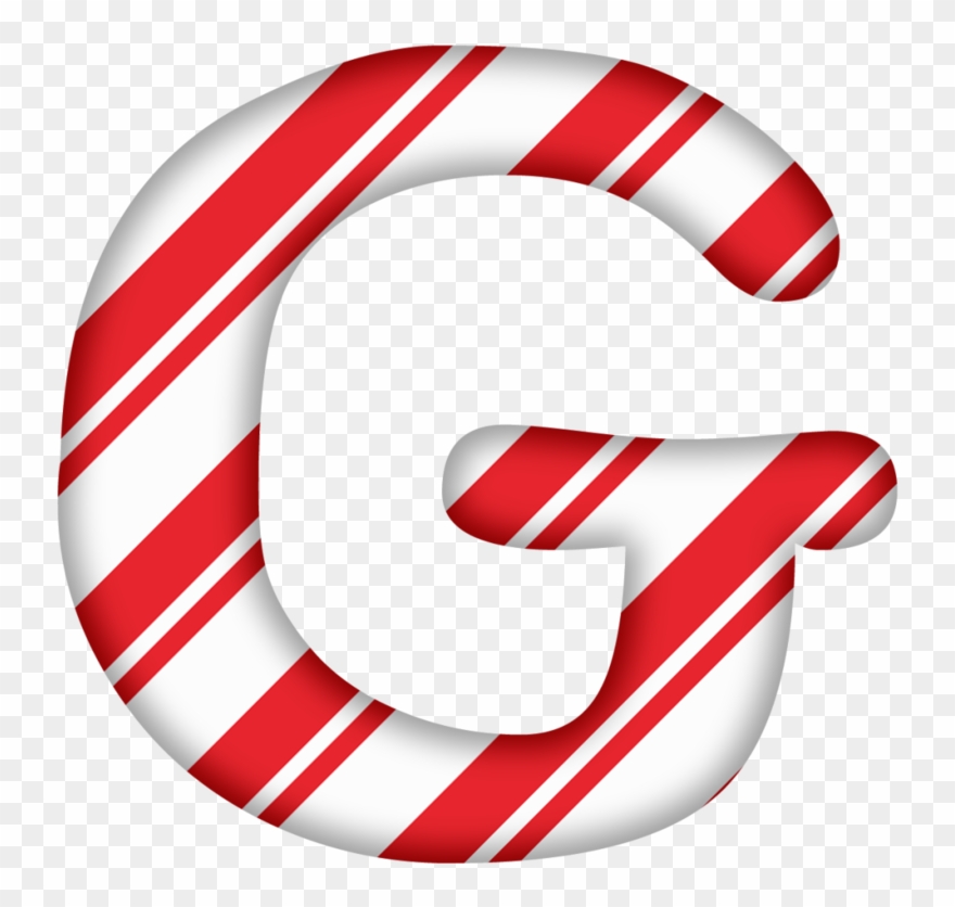 Яндекс - Фотки - Candy Cane Letter G Png Clipart