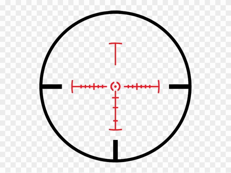 Pics For >, Rifle Scope Crosshairs Png - Rifle Scope Png Clipart