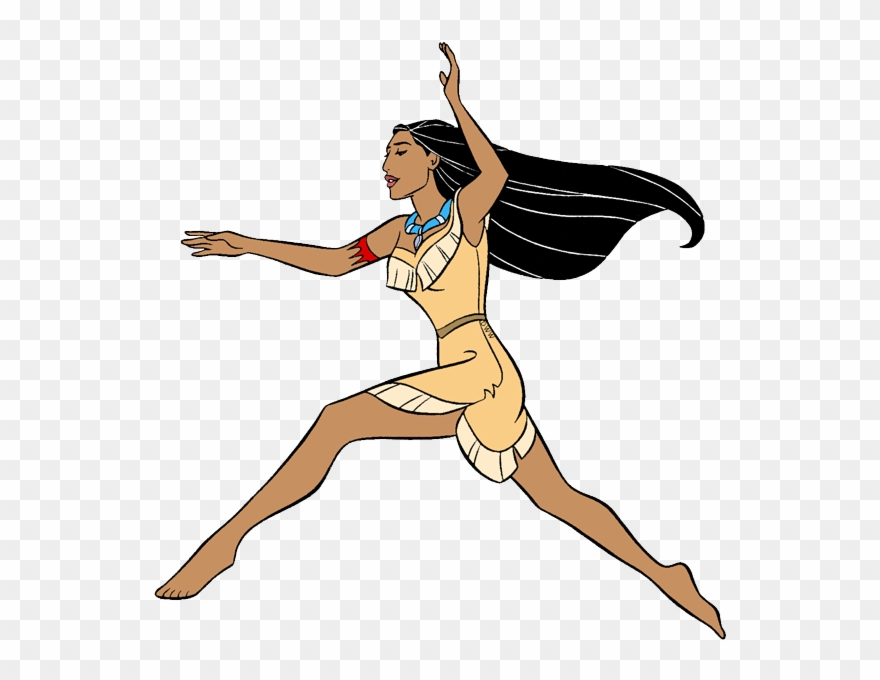 Pocahontas Jumping - Disney Pocahontas Clipart - Png Download
