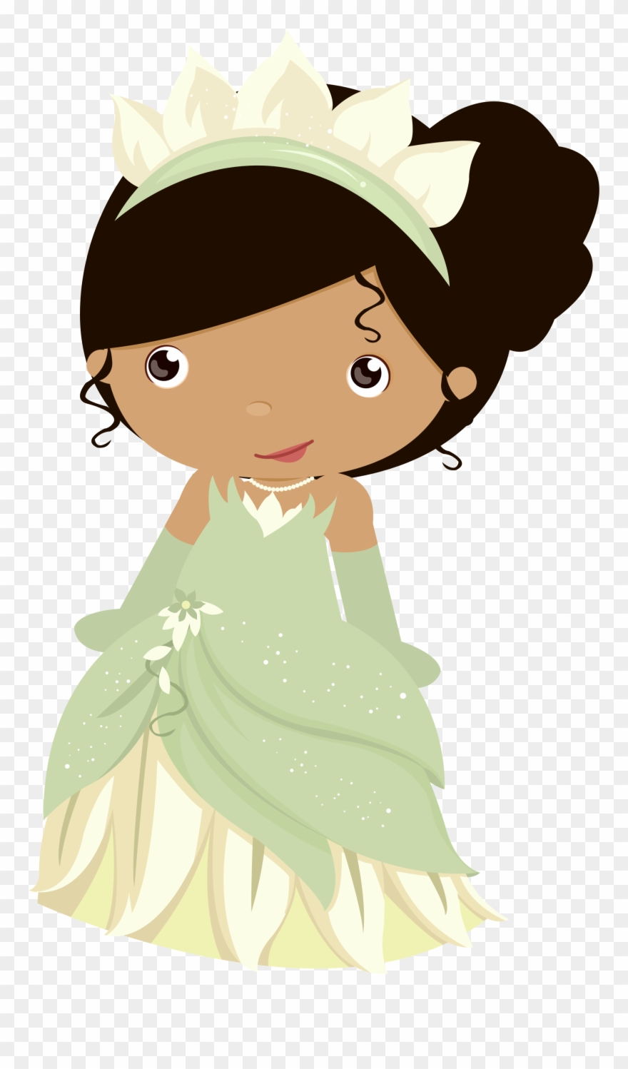 Disney Clipart, Cute Clipart, Disney Princess Tiana, - Princesa Sapo Cliparts - Png Download