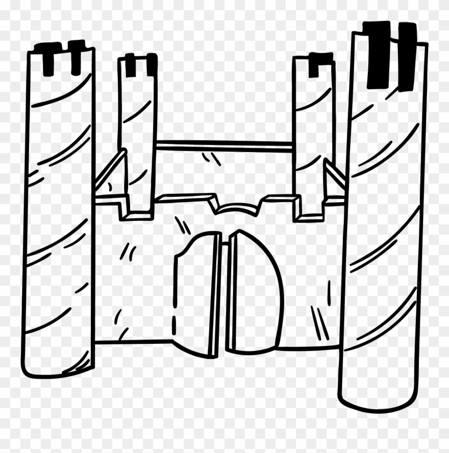 Drawing Door Easy - Drawing Clipart