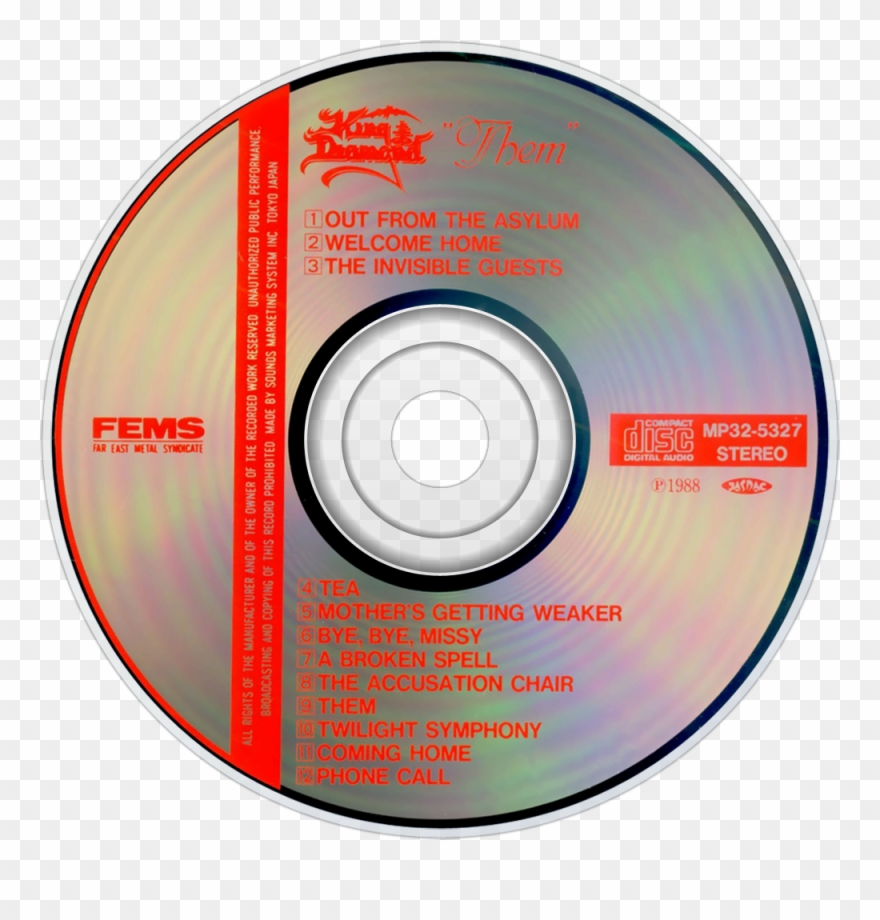 King Diamond “them” Cd Disc Image - King Diamond Clipart