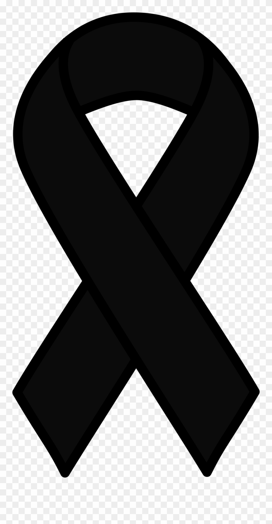 Big Image - Black Ribbon Clipart - Png Download