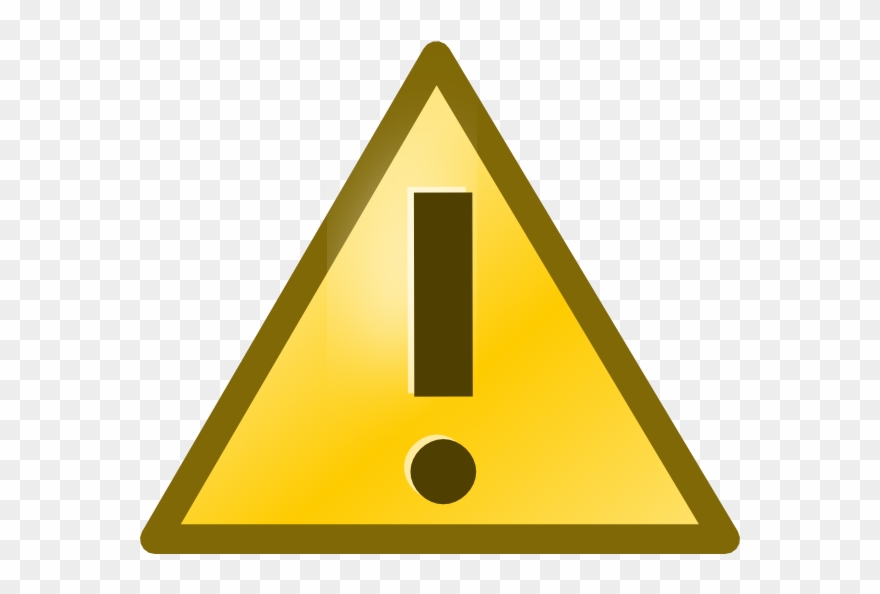 Triangle Clip Image Stock - Exclamation Point Powerpoint - Png Download