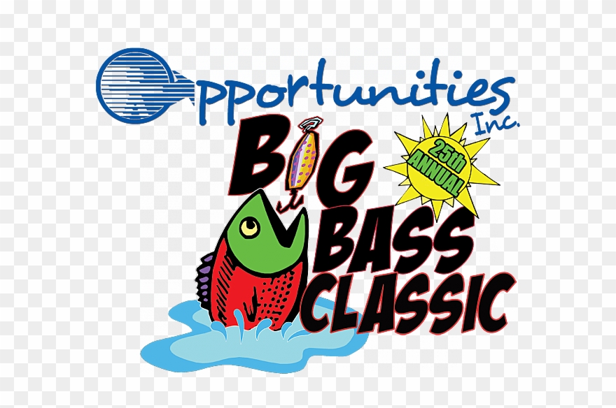 25th Annual Big Bass Classic Benefiting Opportunities - Flurries Clipart