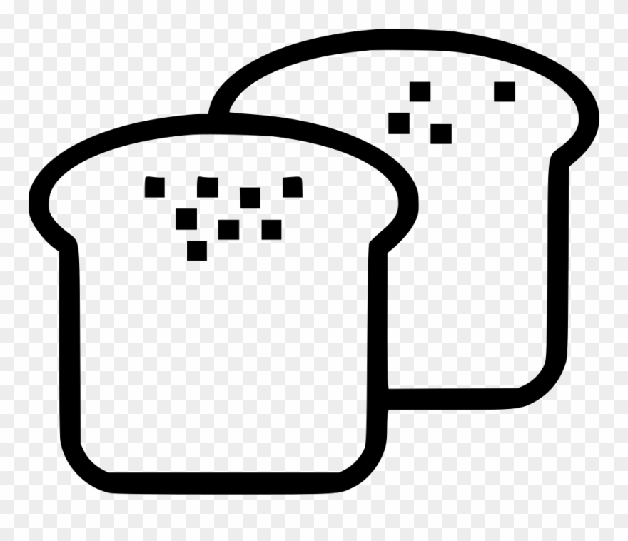 Bread Slice Comments - Bread Clipart