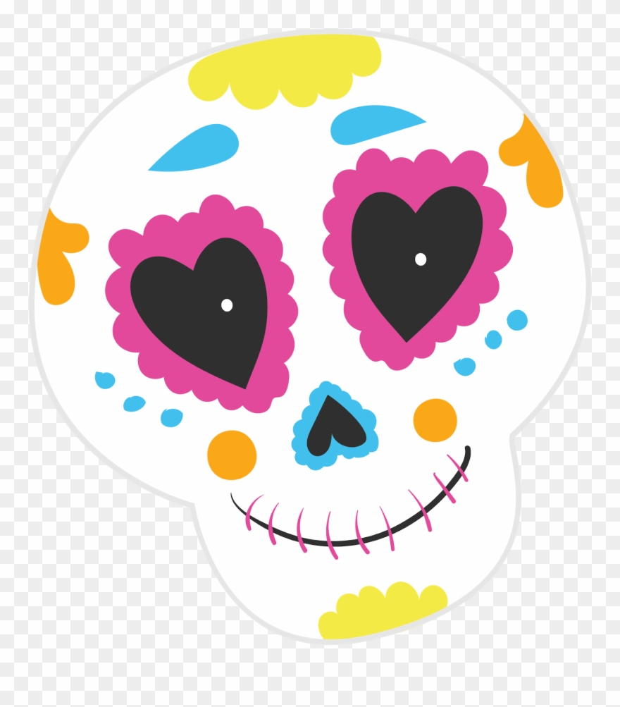 Our First Día De Los Muertos - Mommy's Sugar Skull Throw Blanket Clipart