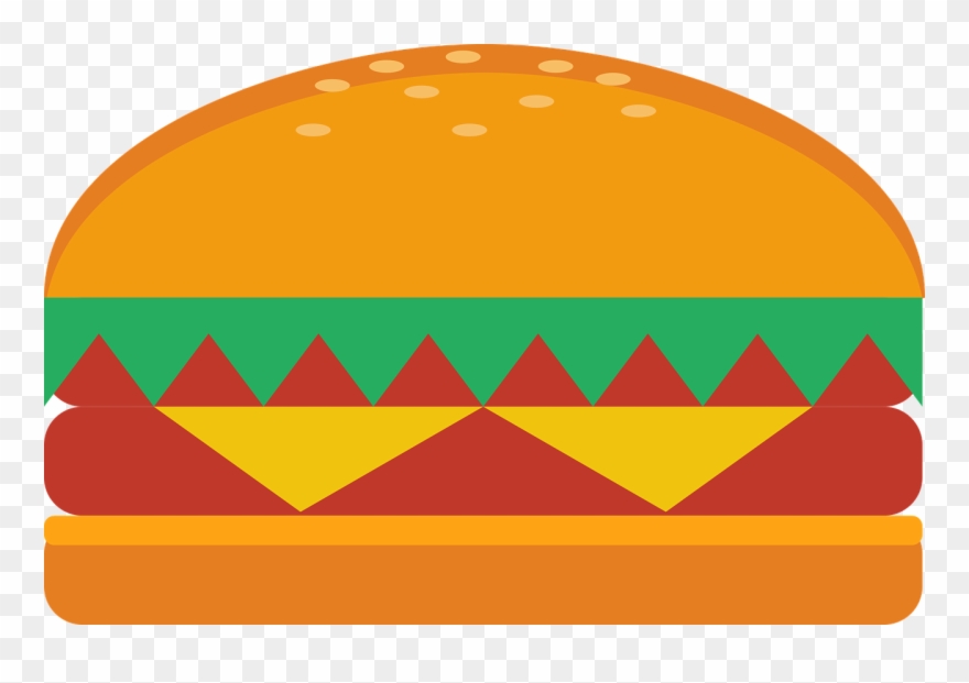 Burger Bread Food Cheese Transparent Image - Pain A Burger Png Clipart