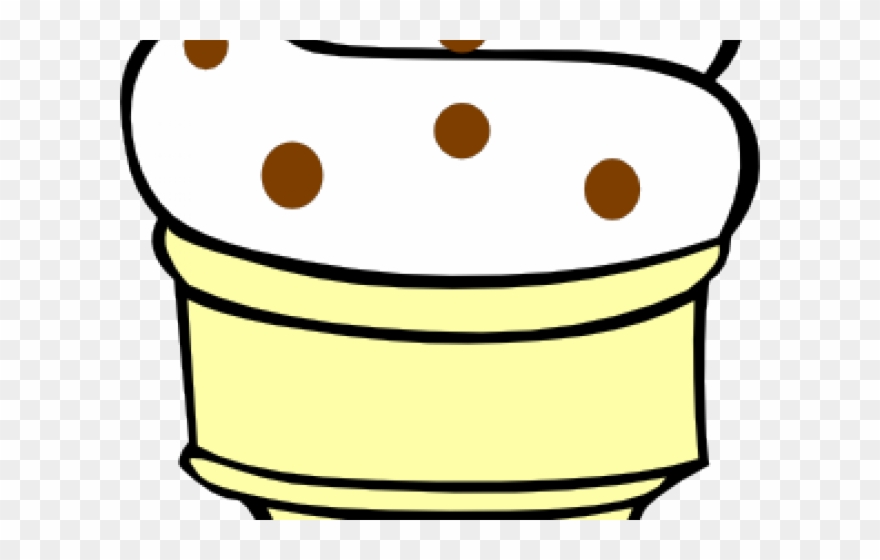 Ice Cream Clipart Butter Pecan - Ice Cream Cone Clip Art - Png Download