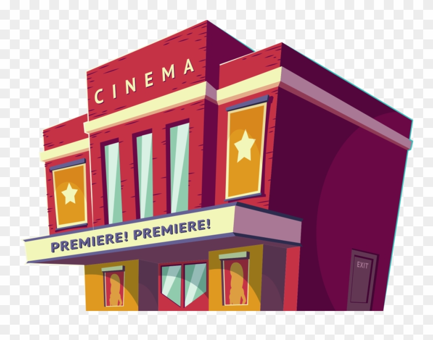 Cartoon Style Building Vectors Clipart