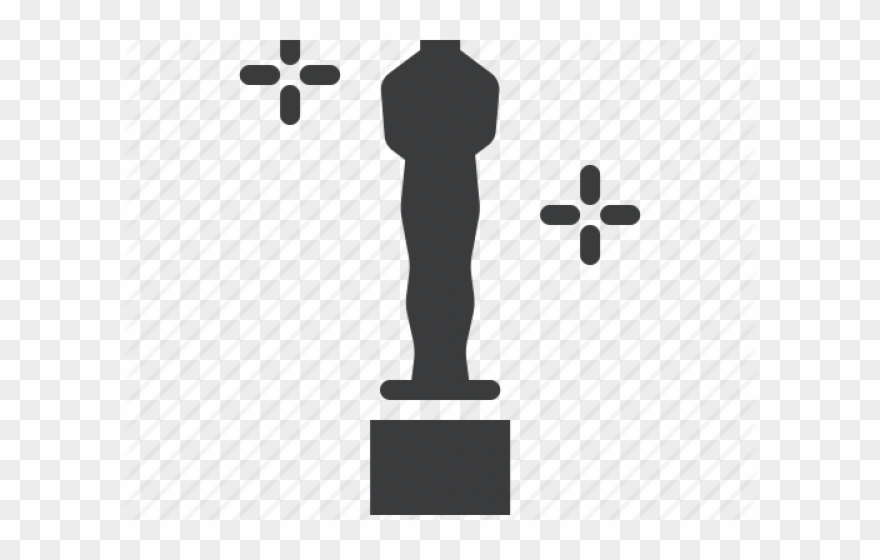 Oscar Clipart Movie Cinema - Vector Graphics - Png Download