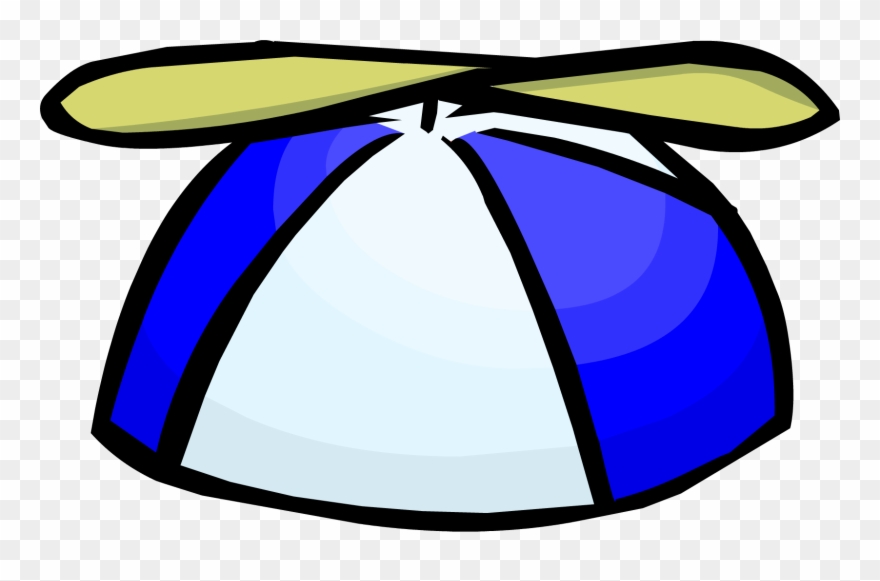 Blue Propeller Cliparts - Gorro Con Helice Png Transparent Png