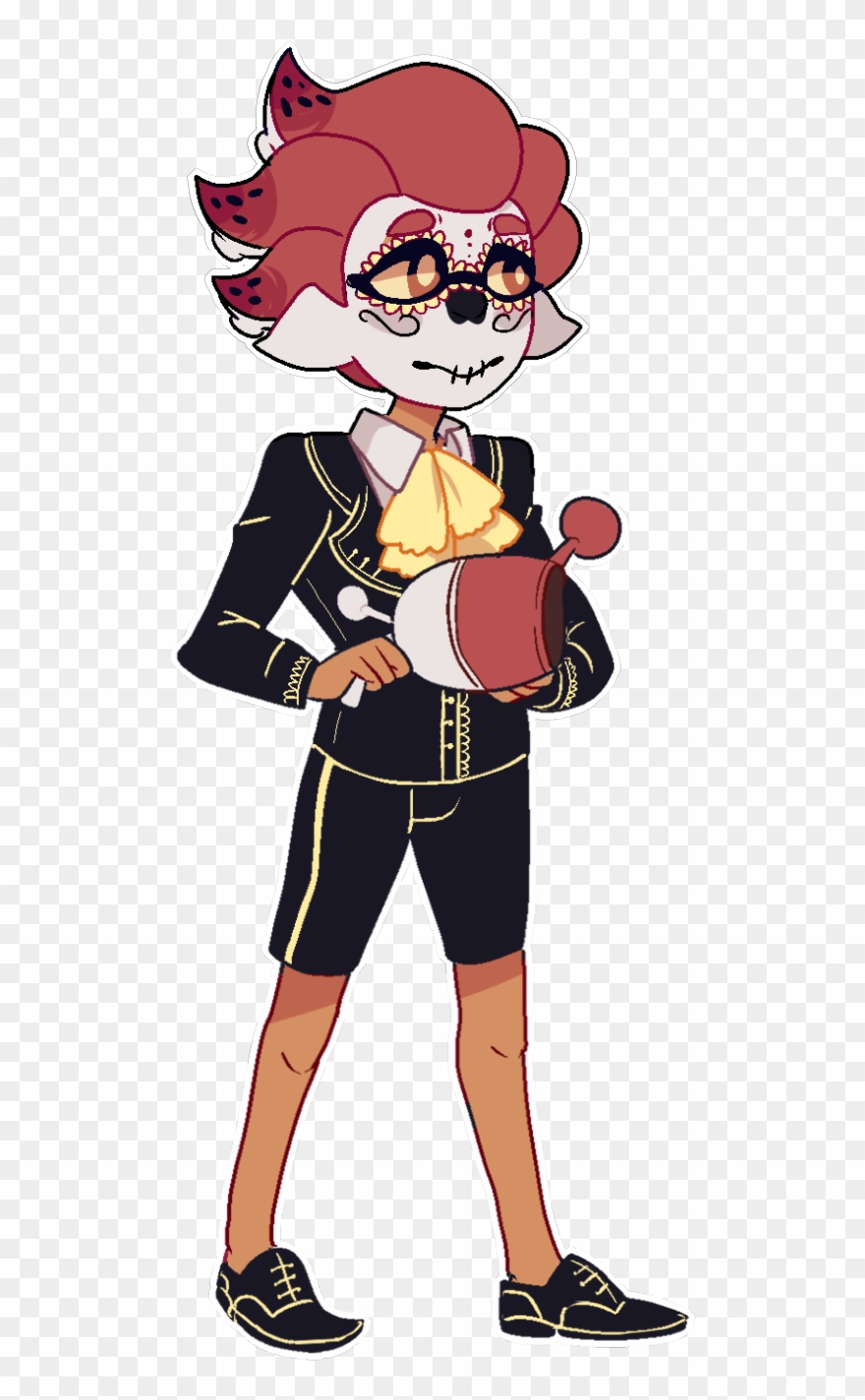 With Dia De Los Muertos Coming Up, I Wanted To Dress - Haikyu!! Clipart