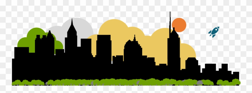 Rewarding Risk Done Righttm - Atlanta Skyline Silhouette Clipart