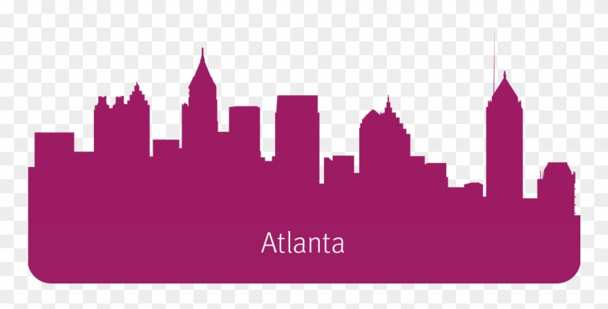Why Cities - Marlene Watson - Atlanta Georgia Skyline 1 Canvas Clipart